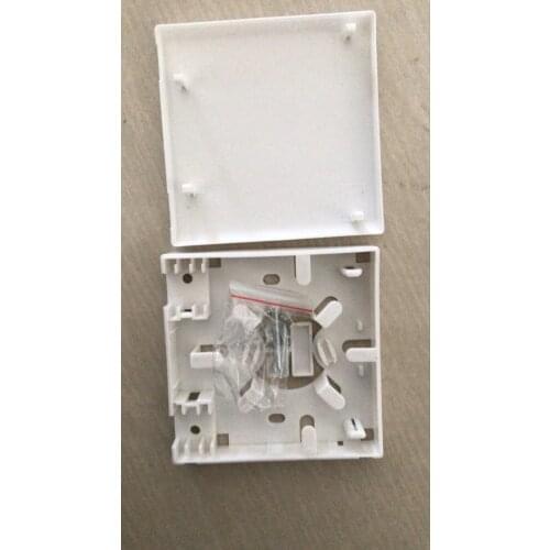 10pcs lead-in cable optical fiber white square protective box heat shrinkable tube to protect optical fiber fusion splicing tray