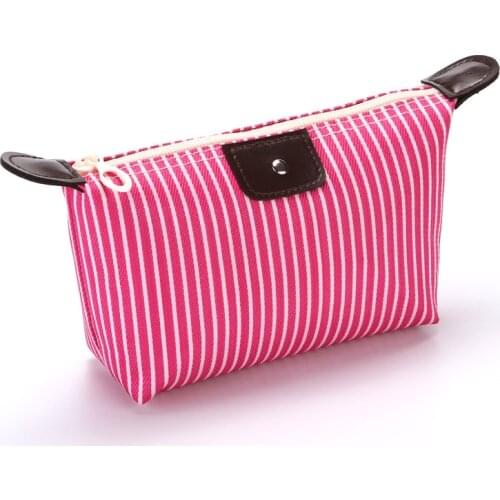 2021 Outdoor womens cosmetic bag striped cosmetic storage cosmetic storage box travel ladies waterproof storage bag storage box