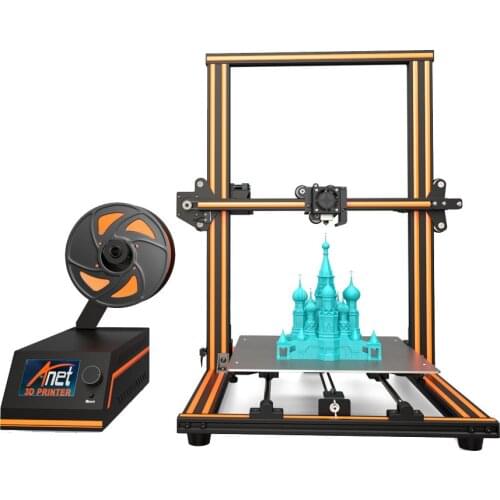 Anet 24V E16 3D Printer Pre-assemble DIY High Precision Extrude Nozzle Reprap Prusa i3 3D Printer with 10m Filament Impresora 3D