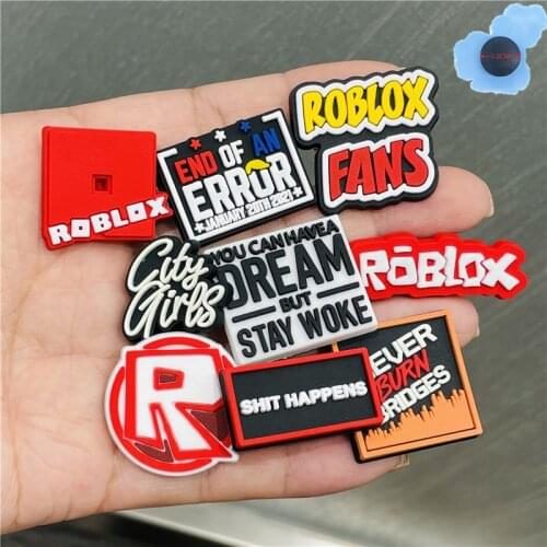 50pcs Wholesale PVC Mix Slogan Boys Girls Shoes Accessories Garden Shoe Decorations For Croc Jibz Charm Wristband