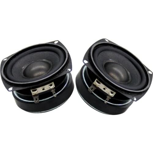 8Ohm 30W Woofer for Speakers 3 Inch Bass Speaker Unit 80mm Car Subwoofer External Magnet Loudspeaker Fixing Hole Home Theater