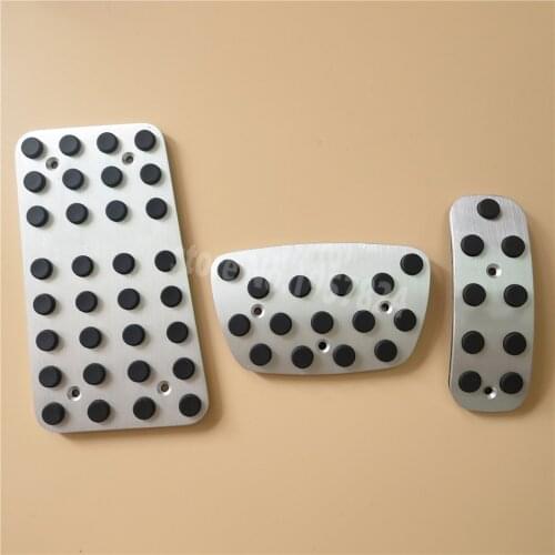 DEE Car Accessory For TOYOTA RAV4 2008-2012 Fuel Brake Foot Rest AT pedals Plate Non slip Accelerator brake pedal Pads Stickers