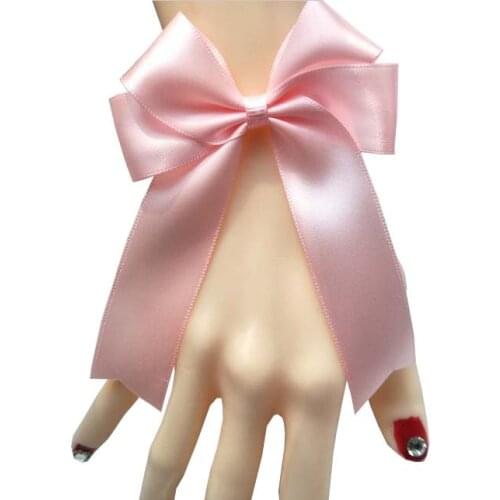 Multi 56 color Blue Purple Turquoise Red Pink Bridesmaid Wedding Party Handmade Wrist Corsage Ribbon Bow for Wedding Bride