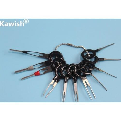 Big sale!11pcs Auto Car Plug Circuit Board Wire Harness Terminal Extraction Pick Connector Crimp Pin Back Needle Remove Tool Set
