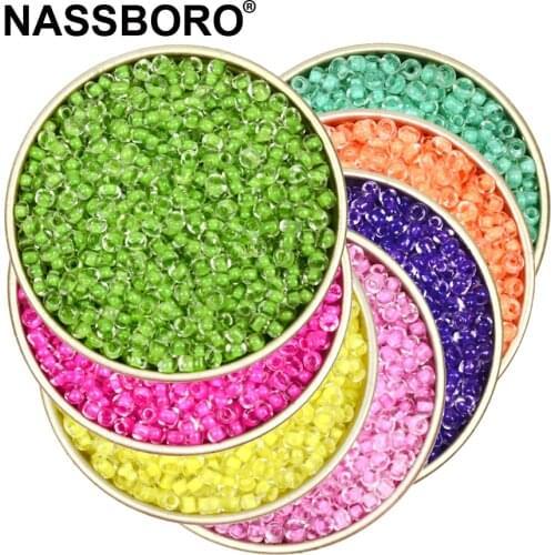 Approx.2mm Casted Colored Core Czech Glass Beads For Jewelry Making SeedBeads Kralen DIY Bracelet Necklace Jewelry Accessories