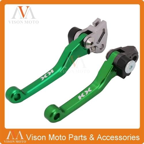 CNC For KAWASAKI KX125 KX250 Billet Motorcycle Brake Clutch Lever Dirt bike Pivot Lever KX65 KX85 KX250F KXF250 KX 68 85 250 F