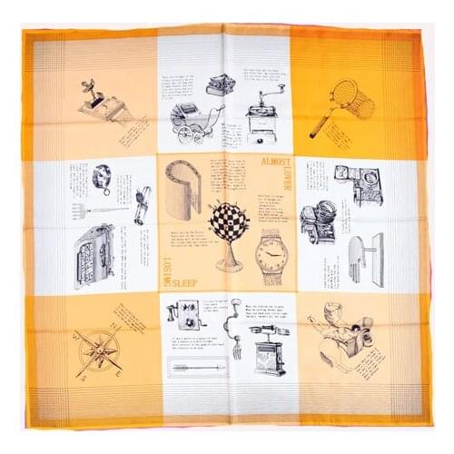 ELEGANT HANDMADE BRAND 100%Twill Silk Scarf TWIC-79765