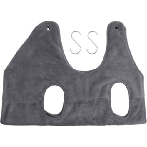 Pet Dog Cat Hammock Helper Soft Flannel Pet Grooming Hammocks Restraint Bag Harness For Nail Clip Trimming Bathing With 2 Hook