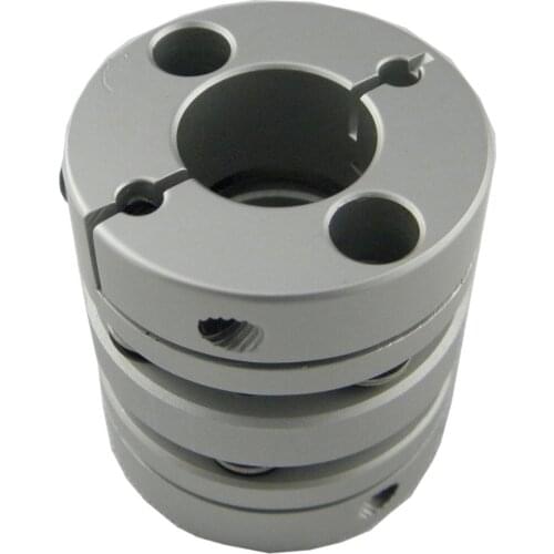 CHANCS Flexiable Coupling L30D26 Aluminium Alloy Double Diaphragm Clamp Motor Shaft Coupler with Inner Diameter