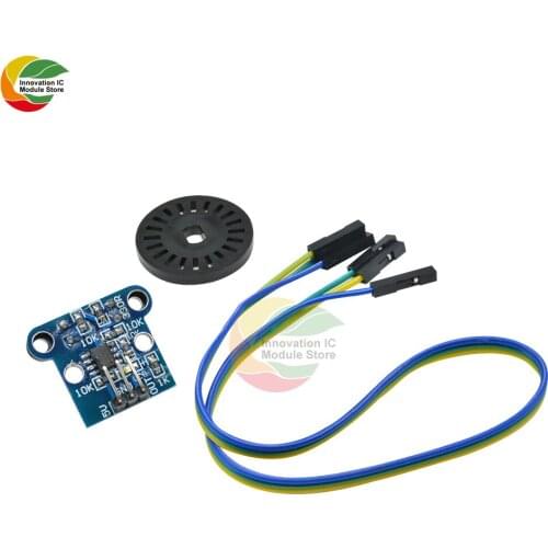 HC-020K Double Speed Measuring Sensor Module with Photoelectric Encoders 3Pin Female to Female Dupont Cable