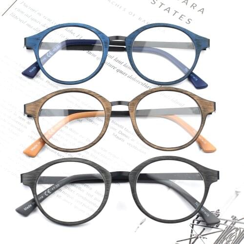New retro reading glasses for men and women through high-definition high-quality reading glasses spring hinges comfortable wear