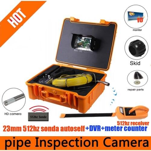 30mm auto self balancing Sewer Drain Pipe Wall Inspection Camera Replacement With 12pcs LED Lights for wopson bestwill camera