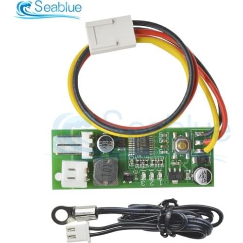 Aideepen DC 12V Temperature Controller Denoised Speed Controller ON/OFF for PC Fan/Alarm Board Module With Wired Cable
