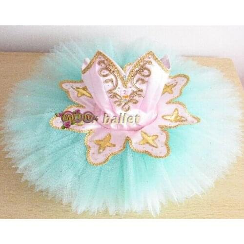 Swan Lake Professional Ballet Tutu Women Adult Sleeping Beauty Ballet Stage Costume Ballerina Pancake Tutu Skirt Custom Made