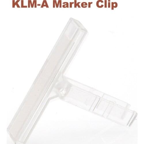 20/50pcs UK Terminal Block Marker Clip KLM-A transparent marking label E/UK din rail terminals block morsettiera Accessories