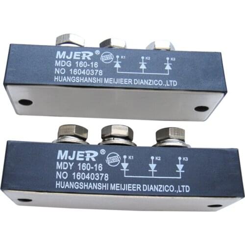MDG MDY 160A1600V Welder Module MDG/MDY160-16Diode Modules MDG/MDY Three Terminal MDG160A MDY160A 1600V