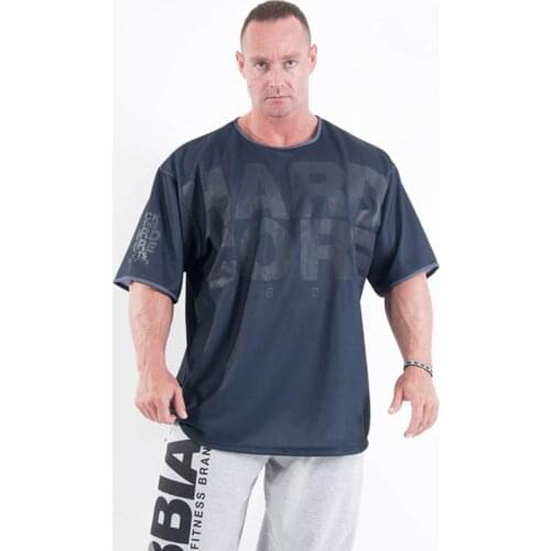 Mens Loose Mesh breathable Gyms Shirt Sport T Shirt Casual Short Sleeve Running Workout Training Tees Fitness Top Sport clothing