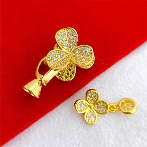 Wholesale DIY Natural Stones Beads Jewelry Making Accessories Silver/Gold/Rose Gold Metal Connector Clasps Findings