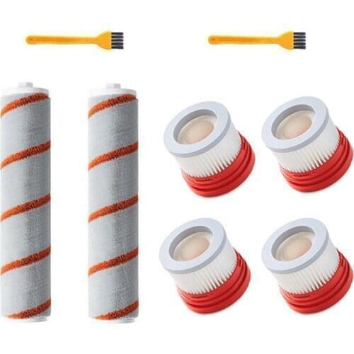Fit for Xiaomi Dreame V9 V10 V11 Vacuum Cleaner Accessories Hepa Filter Roller Brush Cleaning Brush Parts Kit,8 Pcs