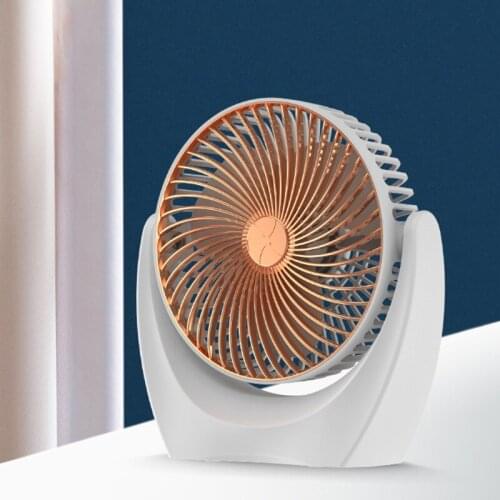 Mute Handheld Fan USB Rechargeable Desktop Fan Mini Personal Fan 2 Wind Modes Portable Wireless USB Fan 360° Rotatable