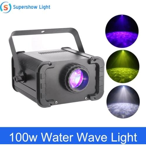 DMX Magic Water Wave Projector 100W Colorful Ripple Water Effect Stage Lighting