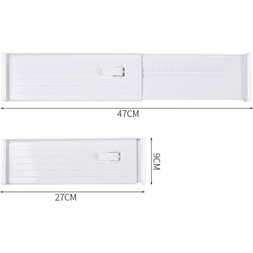 Adjustable Storage Drawers Divider Retractable Plastic Drawer Partition Holder Household Storage Clapboard For Clothes & Kitchen