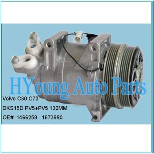 High quality DKS15D auto parts a/c compressor for Volvo C30 C70 8603656 1466258 1476678