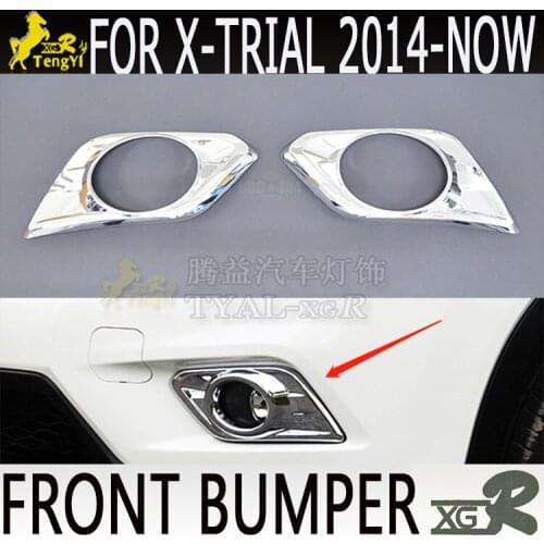 Xgr FRONT fog lamp cover FRONT bumper garnish for x-trial 2014 from now accessory