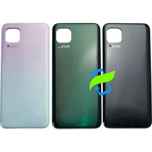 Battery Back Cover For Huawei P40 Lite Rear Door 3D Glass Back Housing Door Case For Huawei P40 Lite P40Lite Battery Back Cover