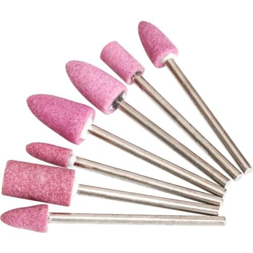 10pcs Polishing Head Wheel Abrasive Mounted Stone For Dremel Rotary Power Tools Electric Grinding Stone Wheel Dremel Access