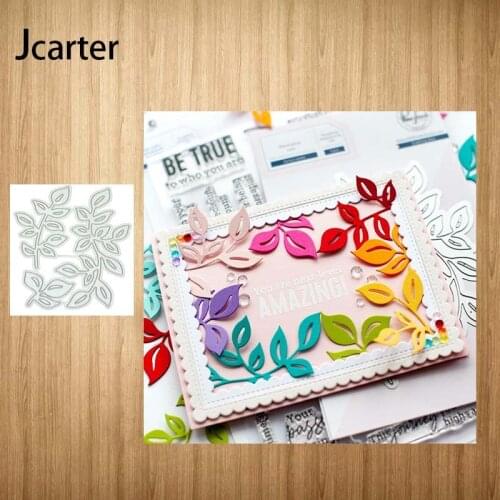 2021 New Arrival Metal Cutting Dies Leaves Branches Craft Handmade Knife Mould Blade Punch Stencils Dies Cut Scrapbooking Model