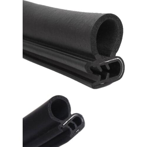 4m EPDM Car Door Seal Strip Noise Insulation Rubber Seals Dust Anti-Collision Auto Mechanical Seal Trunk Engine Door Accessory