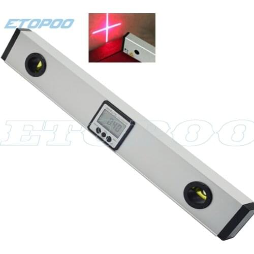 600mm 24inch Laser Digital Level LCD display digital level wirh Laser Beam digital spirit level with magnet base 0-600mm