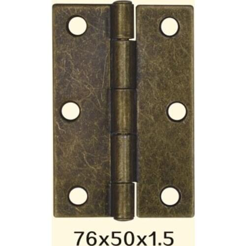 Freeshipping 76*50*1.5mm Iron Metal Hinge Sewing Machine Folding Table Furniture Flip Tray Hinges Big Door Hinges