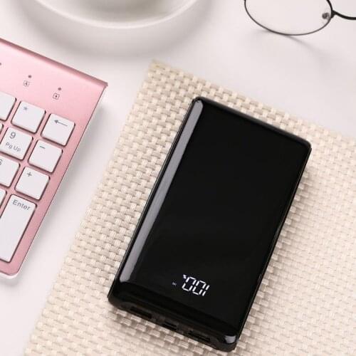No Battery)Dual USB Output 6x 18650 Battery DIY Power Bank Box Holder Case For Mobile Phone Tablet PC
