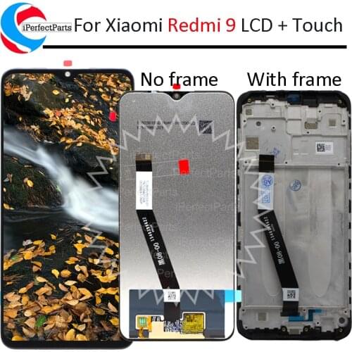 6.53" For Xiaomi Redmi 9 lcd Display Touch Screen Digitizer Assembly Replacement For Xiaomi Redmi 9 LCD M2004J19G Display