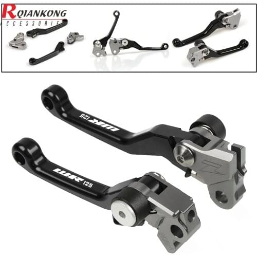 For HUSQVARNA WR125 WR 125 2013 Motocross Dirt Bike Pit bike CNC Aluninum Pivot Handle Lever Brake Clutch Lever Moto Accessories
