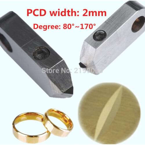 Jewelry faceting tools 2mm posalux V diamond tools PCD diamond edge cutting tool for metal gold silver ring engraving carving