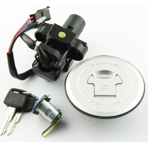 Motorcycle Seat Fuel Gas Cap Kit Ignition Switch For Honda CB600F22 Hornet S PC36 CB600F CB250 250 35010-MBZ-D01 35010-MBZ-D00