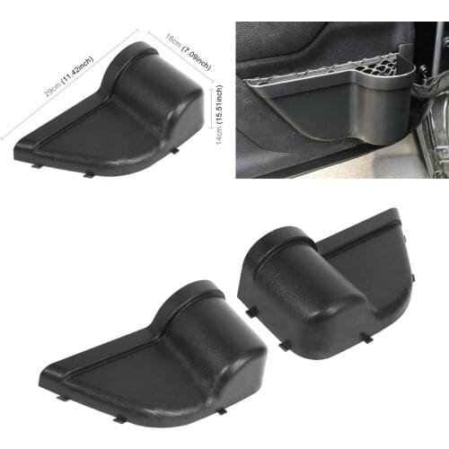 Left and Right Front Door Pockets Side Box Net for Jeep Wrangler 2011-2018 JK JKU Interior Storage Expansion Accessories