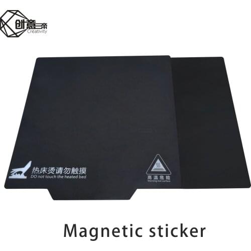 3D Printer Parts Magnetic Print Bed Tape 214/220/235mm magnetic Sticker Hot Bed Build Plate Tape Surface Flex Plate Enedr3 CR10