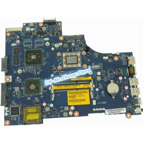 SHELI FOR Dell Inspiron M531R 5535 Laptop Motherboard CN-0FNGC4 FNGC4 FNGC4 LA-9103P W/ FOR A6-5345M CPU HD8410 GPU DDR3