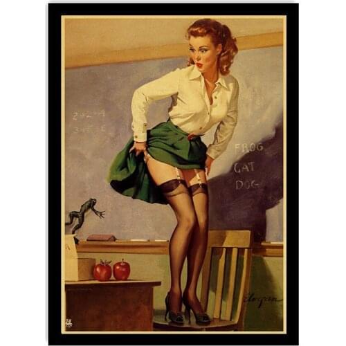 Fashion girl retro poster 5D DIY diamond painting full square new hot sale diamond embroidery home decoration art children gift