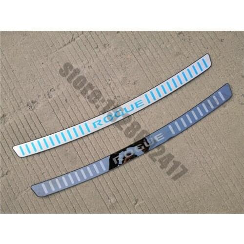 Rear styling stainless steel Rear Bumper Protector Sill Trunk Rear guard Tread Plate For 2014- 2021 Nissan Rogue T32 Car styling
