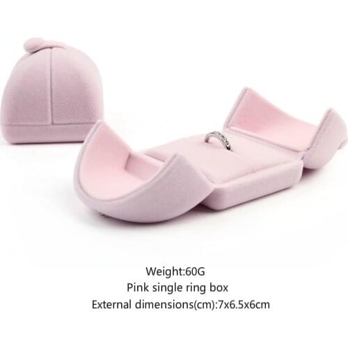 New arrival multi color High grade double open jewelry box Velvet Engagement Ring box Wedding Ring&necklace&Earring Gift Boxes