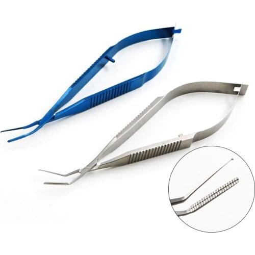 Ophthalmic lens nucleus fragmentation forceps 1/2 arc-shaped small incision reaction force hollow nucleus fragmentation device