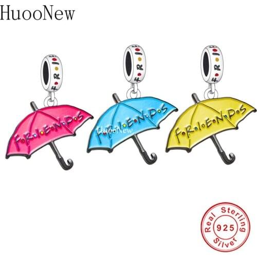 Umbrella Dangle Charms for Bracelet Necklace Pendant Jewellery Birthday Gift for Sister Mum 925 Sterling Silver Friends Beads