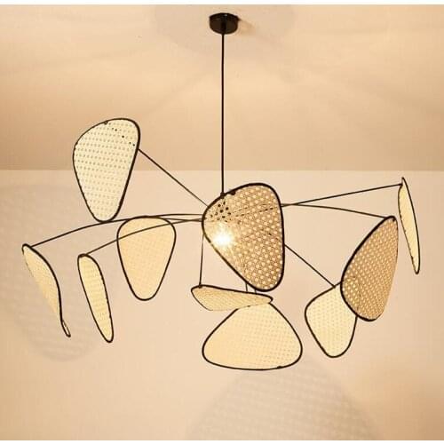 60 Cm Retro Rattan Pendant Lights Wicker Kitchen Accesories Restaurant Home Decor Loft Indoor Lighting Industrial Hanging Lamp