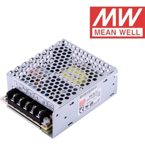 RS-35-12 Mean Well 36W/3A/12V DC Single Output Switching Power Supply meanwell online store