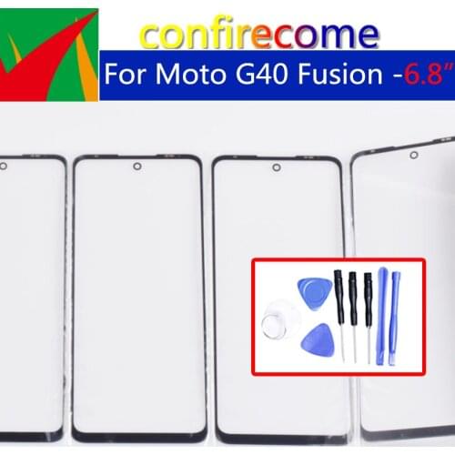 Replacement For Moto G40 Fusion Touch Screen Front Outer LCD Glass Panel Lens